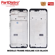MIDDLE FRAME LCD PLATE/ REALME C35 BLACK BONE/