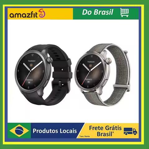 Amazfit Balance 46mm Smart Watch Large 1.5" AMOLED，Bluetooth CallsGPS, Display 6 Satellite Positioni