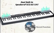 Folding Piano 61 Keys Portable Keyboard Piano 1000 Tones 150 Demo Songs Folding Electronic Keyboard 