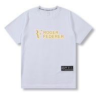 New   Federer tennis jersey men's and women's top breathable competition short sleeved cultural shir