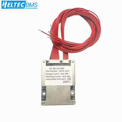 HeltecBMS bms 16s 48v lifepo4 battery 30A 50A 80A Lipo lithium /Lifepo4 battery bms 48v 13S 60V batt