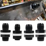 Aluminum Fuel Cell Bulkhead Fitting Accessories Black Fuel Cell Bulkhead Adapter