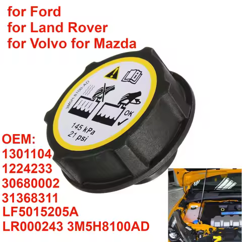 3M5H-8100-AD Car Radiator Expansion Water Tank Cap 1301104 for Ford Focus for Land Rover for Mazda f