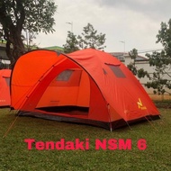 TENDA CAMPING TENDAKI NSM 6 TENDA CAMPING KAPASITAS 6 ORANG DOUBLE