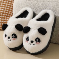 Cartoon Panda EVA Cotton Plush Slippers