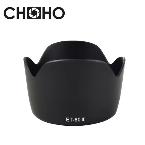 ET-60 II 58mm et60ii ET-60II Lens Hood Reversible Camera Accessories for Canon 55-250MM 75-300MM II 