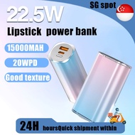 [😀SG Ready Stock]15000mAh ​mobile power supply 22.5W powerbank fast charging port portable charger PowerBank