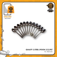 Quality S/Steel Spoon 12's/pkt TC 925-DS