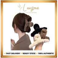 Korea Fashion 14cm &11cm Faux Fur Big Jaw Clip/ Fashion Hair Accessories/ Shark Clip Hair Clip 秋冬款毛毛