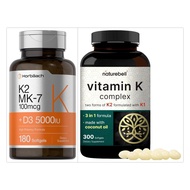 Horbaach K2 MK-7 100mcg Softgels MK7 | Naturebell | Vitboost