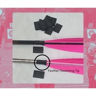 Heat Shrinkable Arrow Turkey Feather Fletching Vane Tip Protector for Arrow Size 1716, 1816, ID6.2mm