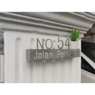3D Stainless Steel House Number & Address Sign