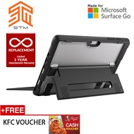 STM Dux case for Microsoft Surface Go / Surface Go 2 / Surface Go 3 / Surface 3 - Black color