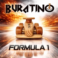BURTINO DIY WOODEN TOY - NEW F1 RACING CAR - NEW F1- CAR07