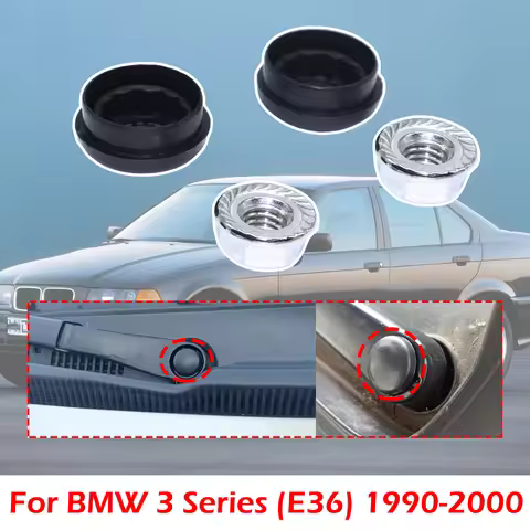 For BMW 3 Series E36 1990-2000 316i 318i 320i 325i 325is Car Front Windshield Wiper Arm Nut Screw Ca
