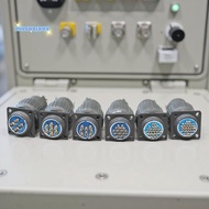 [Aus-t] 1Pcs Male Female Cable Joint Connector 2/3/4/5/7/10/14/16 Pin YP21 21mm Aviation Plug Aviati