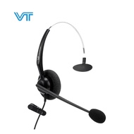 VT 2000 USB Headset Mono /Dual หูฟังพร้อมไมค์แบบหูเดียว/สองหู ไมค์บูมหมุนได้ 300 องศา รับประกัน 1 ปี