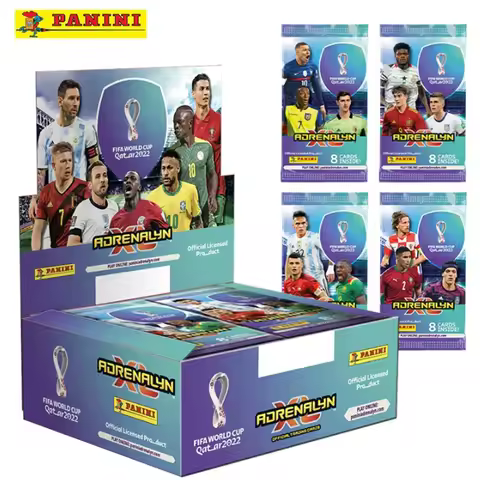 2022 Genuine Panini Card Box Qatar World Cup Football Star Card Soccer Star Ronaldo Footballer Limit