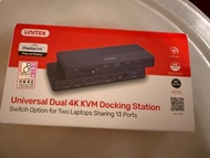 通用型4K雙螢幕KVM擴充基座