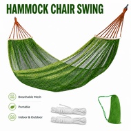 Hammock Chair Swing, Hammock Outdoor Ice Silk Mesh Swing, Swing Chair Anti-rollover Lightweight Gard