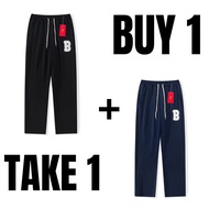 Slocks Pants Loose Straight Cut Pants Korean Sweatpant Wide Leg Baggy B Pants For Men