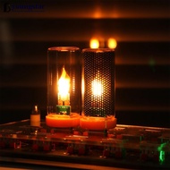 YOUNGSTAR Car USB LED Flame Type Night Light Frosted Clear Glass Flickering Candle Decorative Touch 