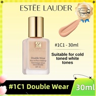 【Fast Shipping】Estee Lauder Foundation #1C1 Cool Bone 30ml Neutral - White oily Skin Long-lasting Fo