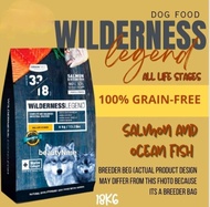 READY STOCK WILDERNESS LEGEND DOG DRY FOOD 18KG