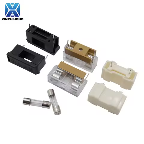 10pcs BLX-A 5*20mm Glass Fuse Holder BF-013 Insurance Tube Socket Suitable For 1A 2A 3A 4A 5A 6A 7A 