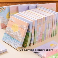 [80 Sheets] Sticky Notes ins Students Dedicated 8cm * 8cm Make Notes Cute Strong Stickiness Wholesal