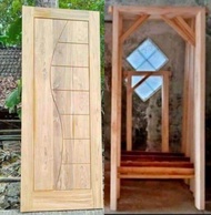 Pintu Dan Kusen Rumah Gret A Pintu Kamar Kayu Mahoni