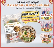 Set Kẹo Hạnh Phúc (Nougat) 850g (tặng kèm 5 túi đựng kẹo)