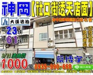 神岡法拍屋，【社口街透天店面】，近社口國小，社口市場，地址：台中市神岡區社口街45號，42年屋/朝東北/地23坪/建61