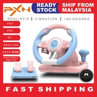 PXN V3 PRO COLOR Racing Game Steering Wheel With Brake Pedal ( READY STOCK )