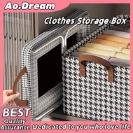 Stainless Steel Backet Foldable Thickened Large Clothes Storage Box Wardrobe Organizer Space Saver