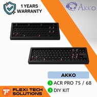 Flexi Tech AKKO ACR PRO 75 & 68 DIY Kit Black Painted Barebone Keyboard