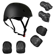 Kids Multi Sports Protective Gear Set 7 in 1 Protective Equipment Helmet and Pads Set For Scooter Skateboard Roller Skating