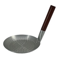 Oyako Nabe Japanese Flat Pan with Vertical Wood Handle 17cm