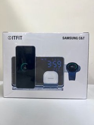 ITFIT by Samsung C&amp;T 全新行貨 三合一LED無線充電板