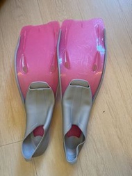 Pink & Grey Swimming Fins - Size S 粉紅色蛙鞋 36-38 號