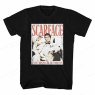 Scarface T Shirt Men Fashion T-shirt Cotton Tshirt  Hip Hop Tops Tee  Tshirt Boy Tees Tony Montana T