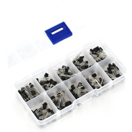 BC337 BC327 2N2222 2N2907 2N3904 2N3906 S8050 S8550 A1015 C1815 Transistor Assortment Kit 10value 20