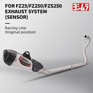 For FZ250 FZS250 FZS FZ Fazer 250 Motorcycle Exhaust Full System Escape Modified Muffler Front Middl