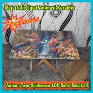 Meja Belajar Anak Karakter Spiderman / Meja Belajar Lipat Kayu Anak / Meja Belajar Karakter Spiderman / Meja Belajar Karakter / Meja Belajar Anak Laki Laki