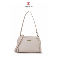 ALAIN DELON LADIES CLASSIC SCALLOP TRIM SLING BAG - AHB2713PN3MK4