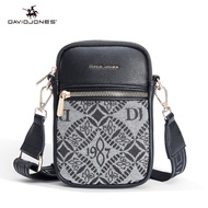 David Jones Paris Túi xách nữ cho túi đựng điện thoại chất liệu da PU Túi đeo chéo nữ