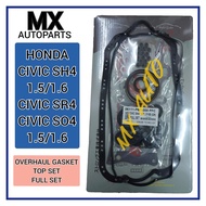 HONDA CIVIC SH4 SR4 S04 1.5 1.6 SIGLE CAM D15B SH4 1.6 DOHC ZC ENGINE TOP OR FULL OVERHAUL GASKET SE