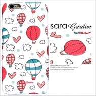 【Sara Garden】客製化 手機殼 蘋果 iPhone6 iphone6S i6 i6s 手繪 愛心 雲朵 熱氣球 保護殼 硬殼