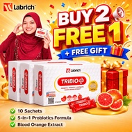 [BUY2 FREE1][100%ORIGINAL] LABRICH Probiotic Tribiotic 10 Bags, High Vitamin C, Prebiotic & Postbiot