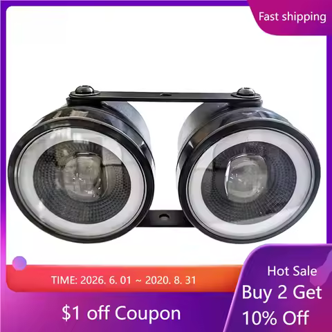 Front Light for Engwe M20 Electric Bike LED Headlight Waterproof Lamp Ebike Replacement Spare Parts 